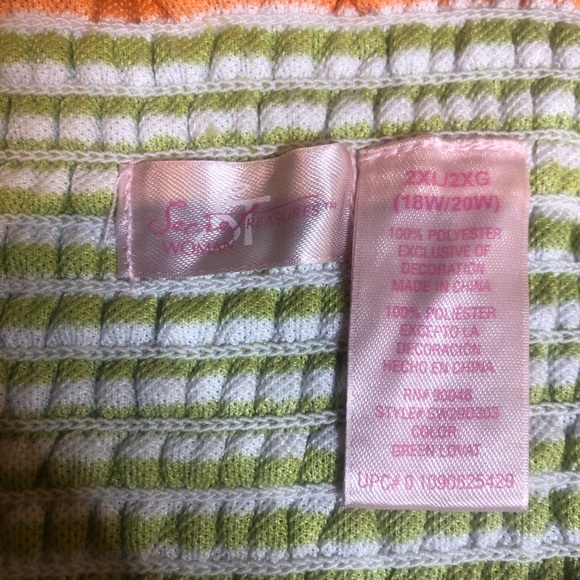 LIME GREEN TERI CLOTH COVER UP DRESS - Picture 8 of 8